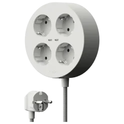 Sudio Block grenstik med GaN-opladning 30W, Hvid