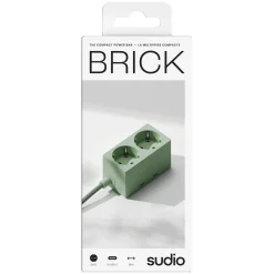 Sudio Vægadapter med GaN-opladning 30 W - Grøn
