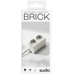 Sudio Vægadapter med GaN-opladning 30 W - Hvid