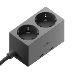 Sudio Vægudtag med GaN-opladning 30 W - Sort