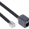 Telefonkabel forlænger - RJ12 - 2m