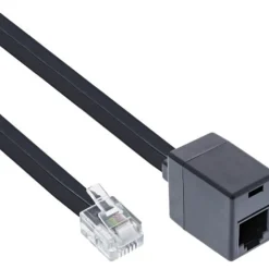 Telefonkabel forlænger - RJ12 - 2m