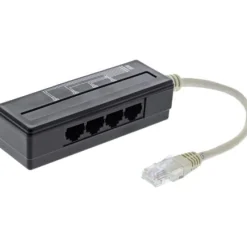 Telefon-port splitter RJ45 - 4-vejs