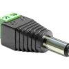 Terminalblok med DC-stik 5,5x2,1 mm