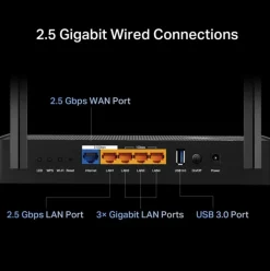 TP-link Archer BE230 trådløs router med Wifi 7 BE3600