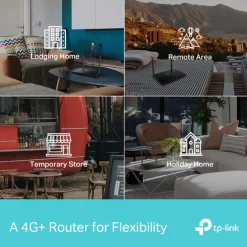 TP-Link Archer MR600 4G+ router med modem AC1200