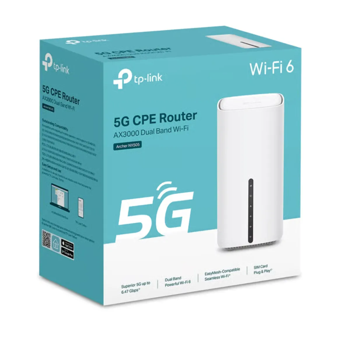 TP-Link Archer NX505 5G-router med Wi-Fi 6