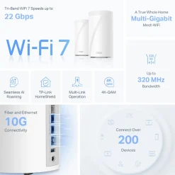 TP-link Deco BE85 Mesh-router med Wifi 7 BE19000 1-pack