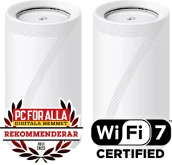 TP-link Deco BE85 Mesh System med Wifi 7 BE19000 2 stk.