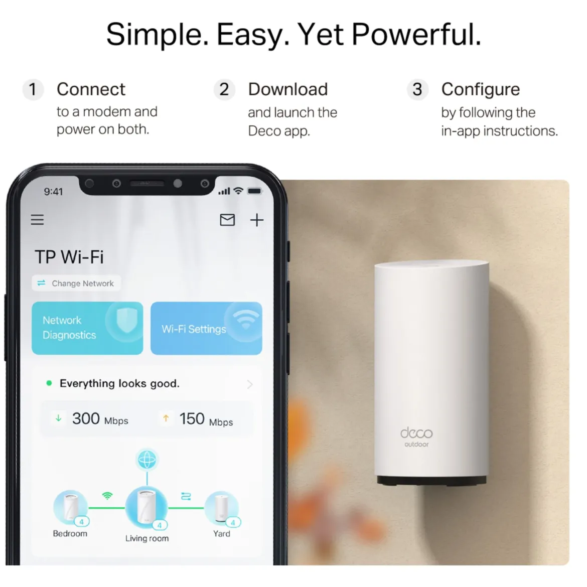 TP-link Deco BE25 Outdoor Mesh Wifi 7-router BE3600