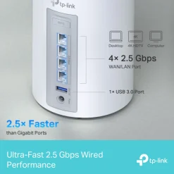 TP-link Deco BE65 3-pak - BE9300 Mesh Wifi 7-system