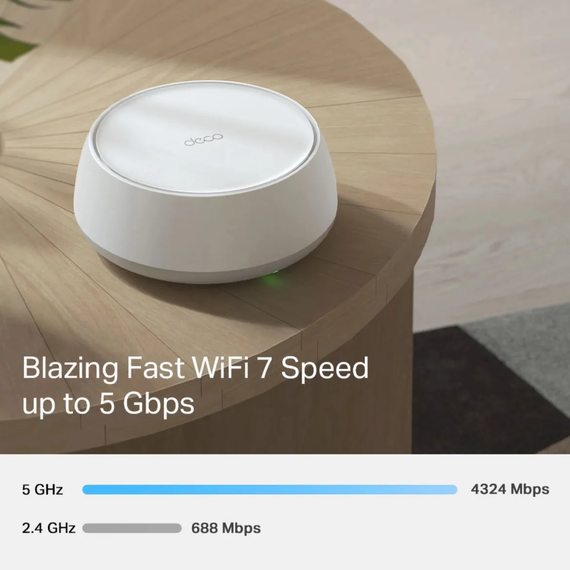 TP-Link Deco BE5000 Wi-Fi 7 mesh-system, 3-pak