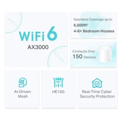 TP-link Deco X50 AX3000 3-pakke