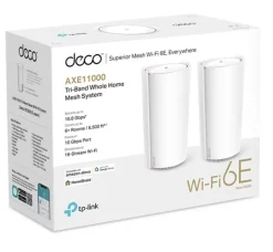 TP-link Deco XE200 Mesh System med Wifi 6E AXE11000 2 stk.