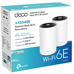 TP-link Deco XE75 Mesh-system med Wifi 6E AXE5400 2-pack