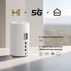 TP-link Deco X10-5G AX1500 - Mesh-router med 5G - 1-pak