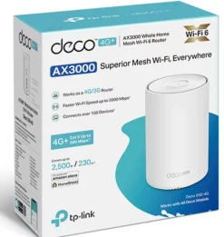 TP-Link Deco X50-4G 4G+ router med AX3000 modem