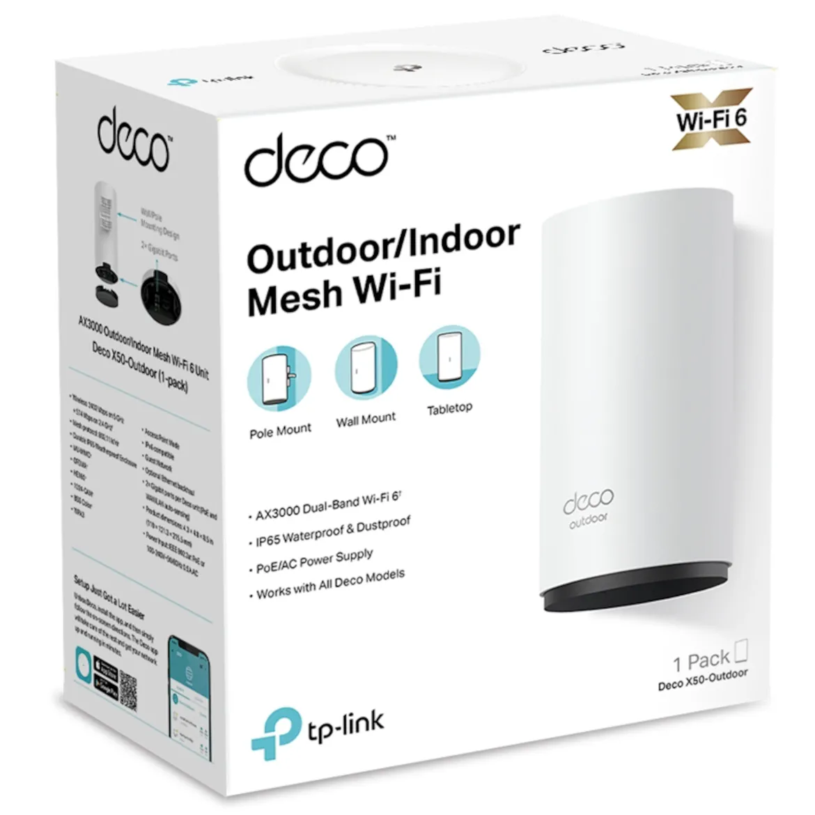 TP-link Deco X50-Outdoor PoE AX3000 Mesh