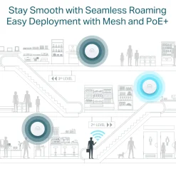 TP-link Omada EAP653 Wifi 6 Roaming-adgangspunkt AX3000