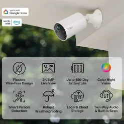 TP-link Tapo C410 Batteridrevet kamera