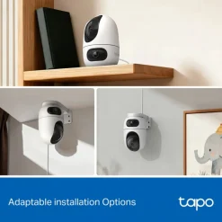 TP-Link Tapo C245D indendørskamera med dobbelt linse og AI-sporing
