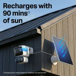 TP-Link Tapo C675D KIT solcelledrevet 4K overvågningskamera med dobbelt linse
