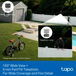 TP-link Tapo C645D Trådløs overvågningskamera