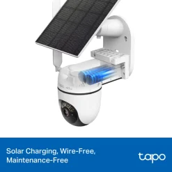 TP-link Tapo C615G Solcelledrevet 4G LTE Pan/Tilt overvågningskamera