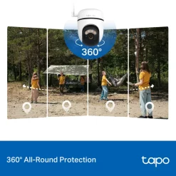 TP-link Tapo C615G Solcelledrevet 4G LTE Pan/Tilt overvågningskamera