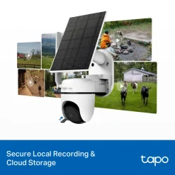 TP-link Tapo C615G Solcelledrevet 4G LTE Pan/Tilt overvågningskamera