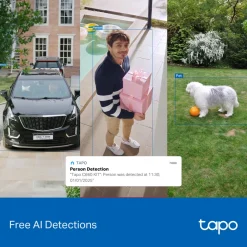 TP-link Tapo C660 KIT - Solcelledrevet 4K overvågningskamera