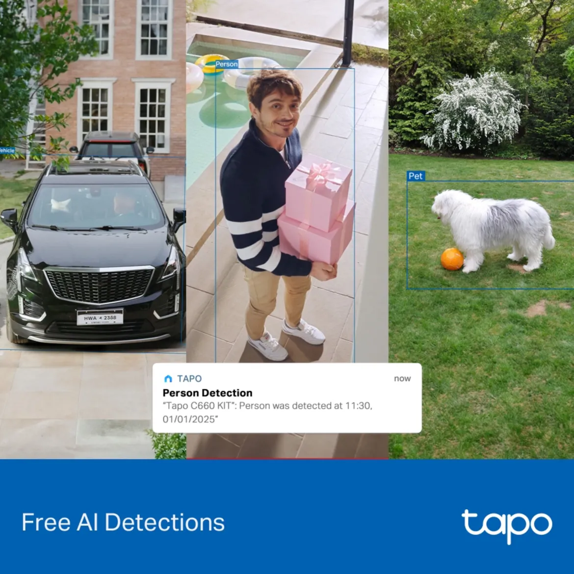 TP-link Tapo C660 KIT - Solcelledrevet 4K overvågningskamera