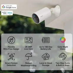 TP-link Tapo C410 med solcellepanel