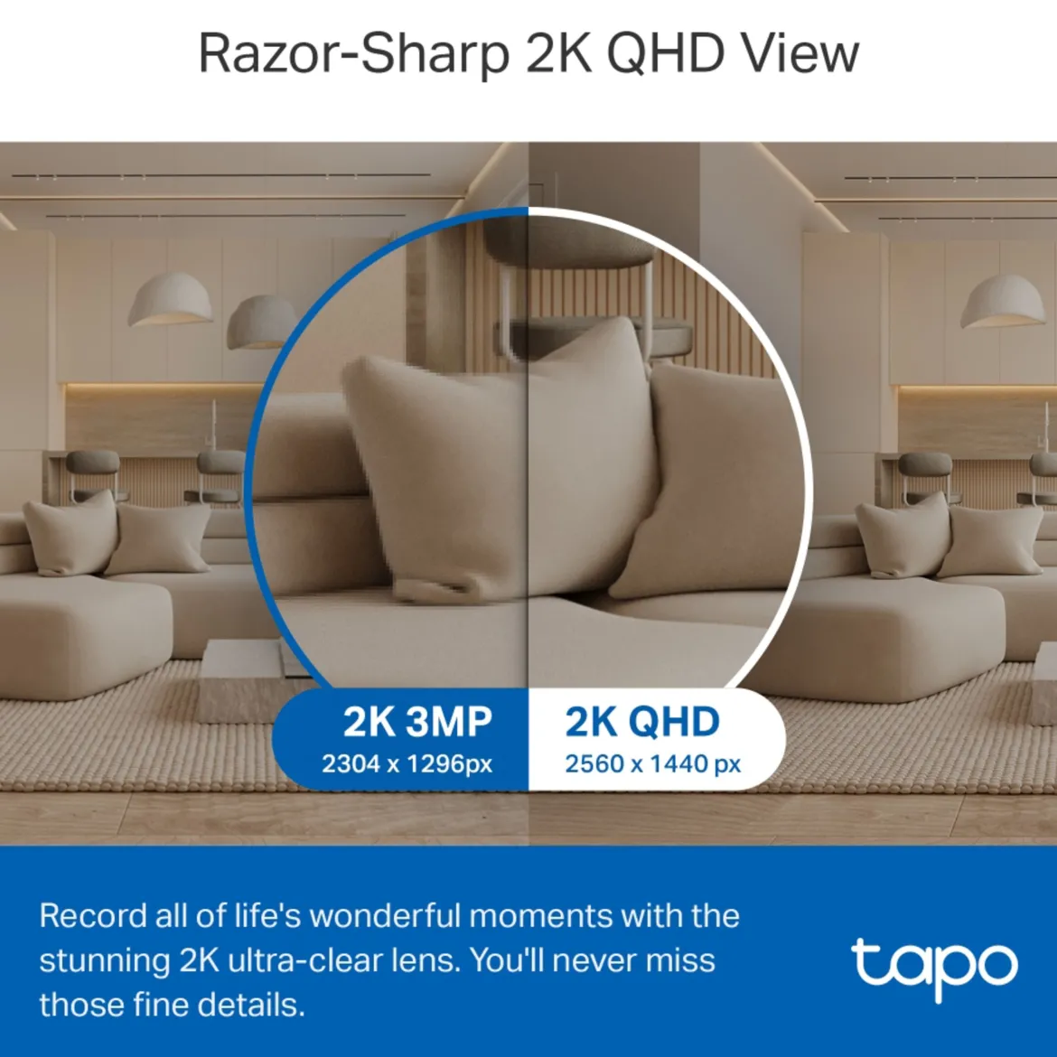 TP-link Tapo C220 Pan/Tilt AI Trådløs overvågningskamera