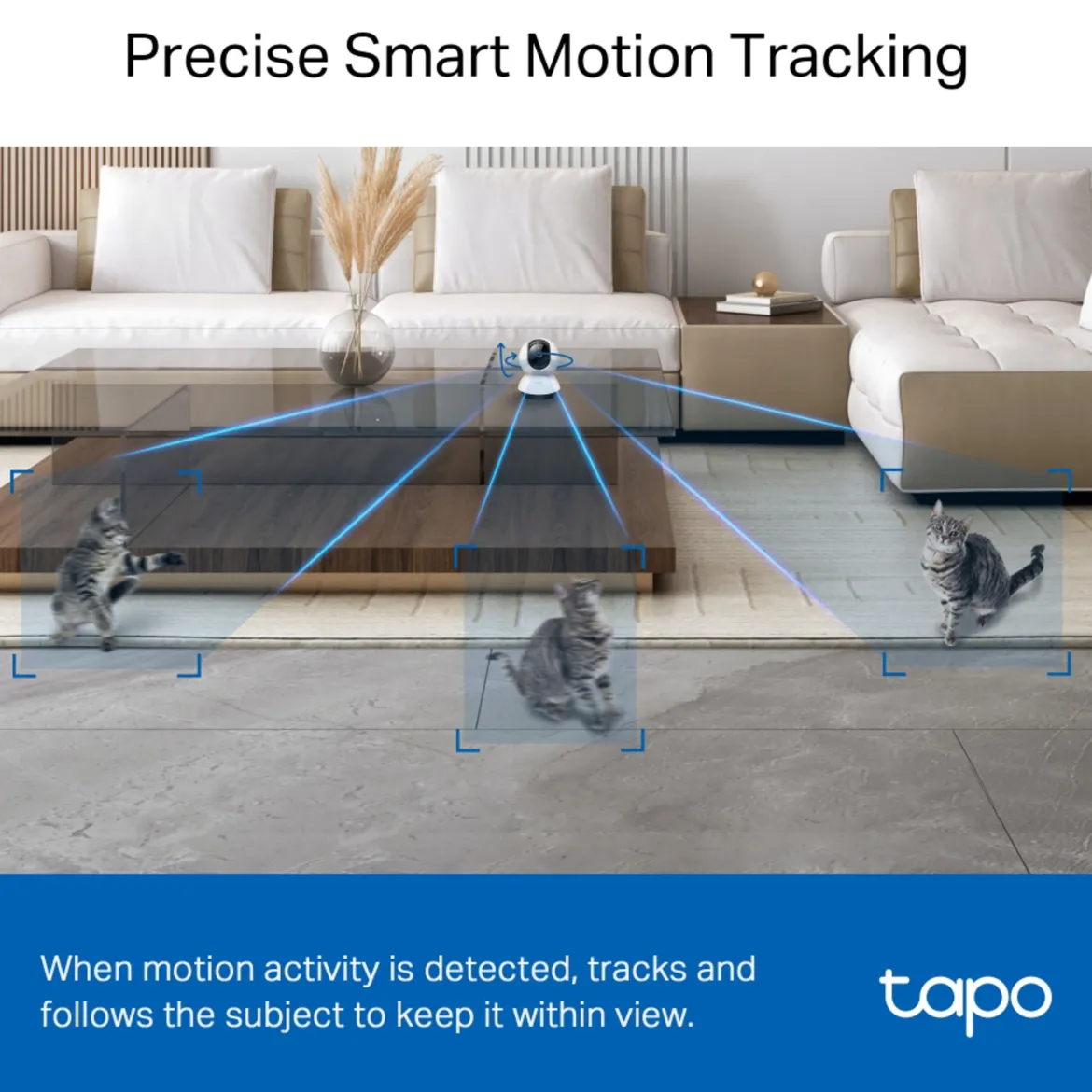 TP-link Tapo C220 Pan/Tilt AI Trådløs overvågningskamera