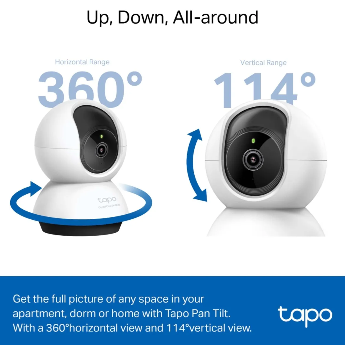 TP-link Tapo C220 Pan/Tilt AI Trådløs overvågningskamera