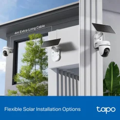 TP-Link Tapo C610 solcelledrevet Pan/Tilt-overvågningskamera