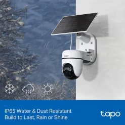 TP-Link Tapo C610 solcelledrevet Pan/Tilt-overvågningskamera