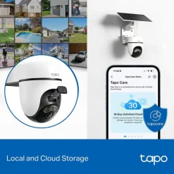 TP-Link Tapo C610 solcelledrevet Pan/Tilt-overvågningskamera