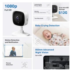 TP-link Tapo C100 Trådløs overvågningskamera