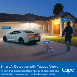 TP-link Tapo C720 trådløst udendørskamera med projektør