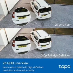 TP-link Tapo C720 trådløst udendørskamera med projektør