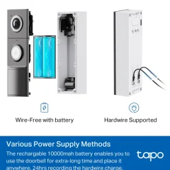 TP-link Tapo D235 kamera dørklokke