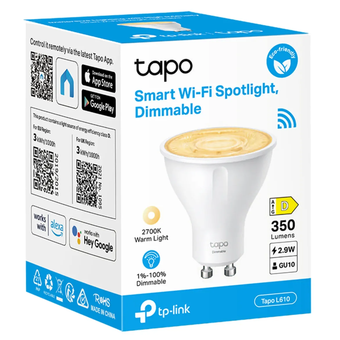 TP-link Tapo L610 - Smart LED-pære GU10