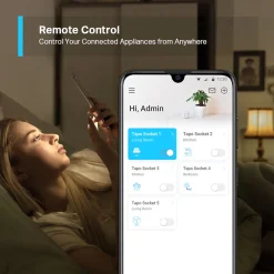 TP-link Tapo Mini Smart Wifi Fjernbetjeningskontakt - 1 stk.