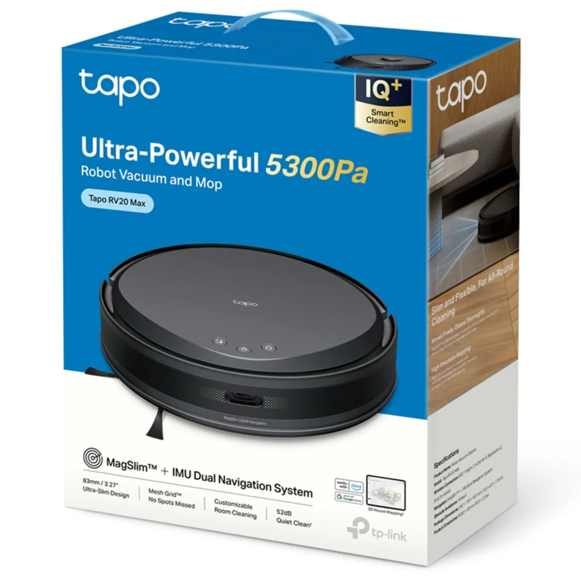 TP-link Tapo RV20 Max Robotstøvsuger