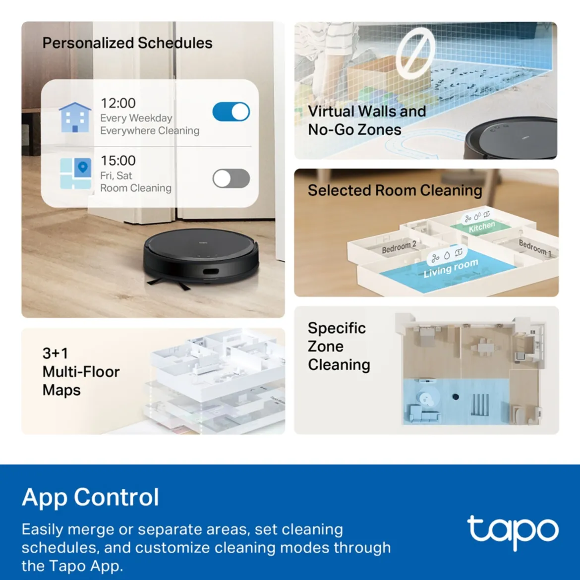 TP-link Tapo RV20 Max Robotstøvsuger