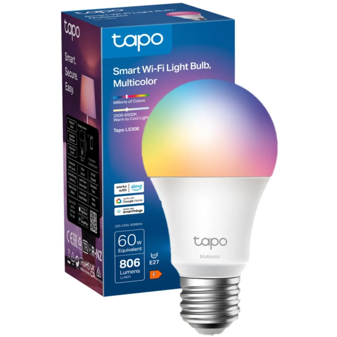 TP-link Tapo Smart RGB LED-pære E27
