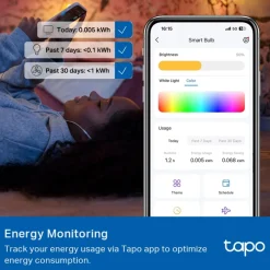 TP-link Tapo Smart RGB LED-pære 1100 lumen E27