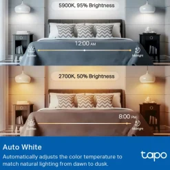 TP-link Tapo Smart RGB LED-pære 1100 lumen E27